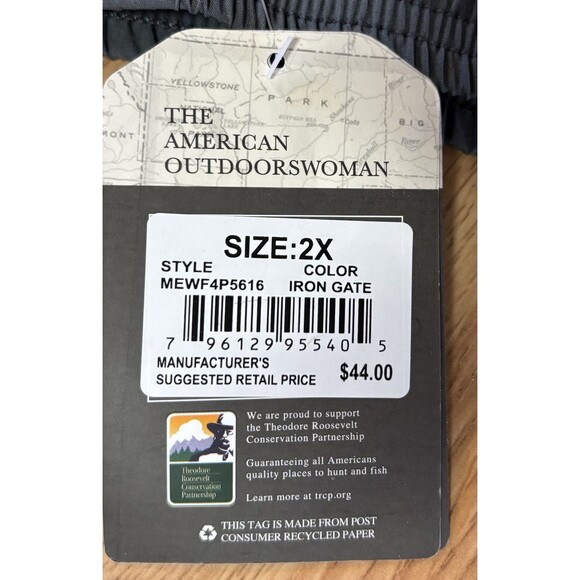 The American Outdoorswoman Gray Snow Pants Size 2X NWT Women’s Waterproof - Picture 7 of 11